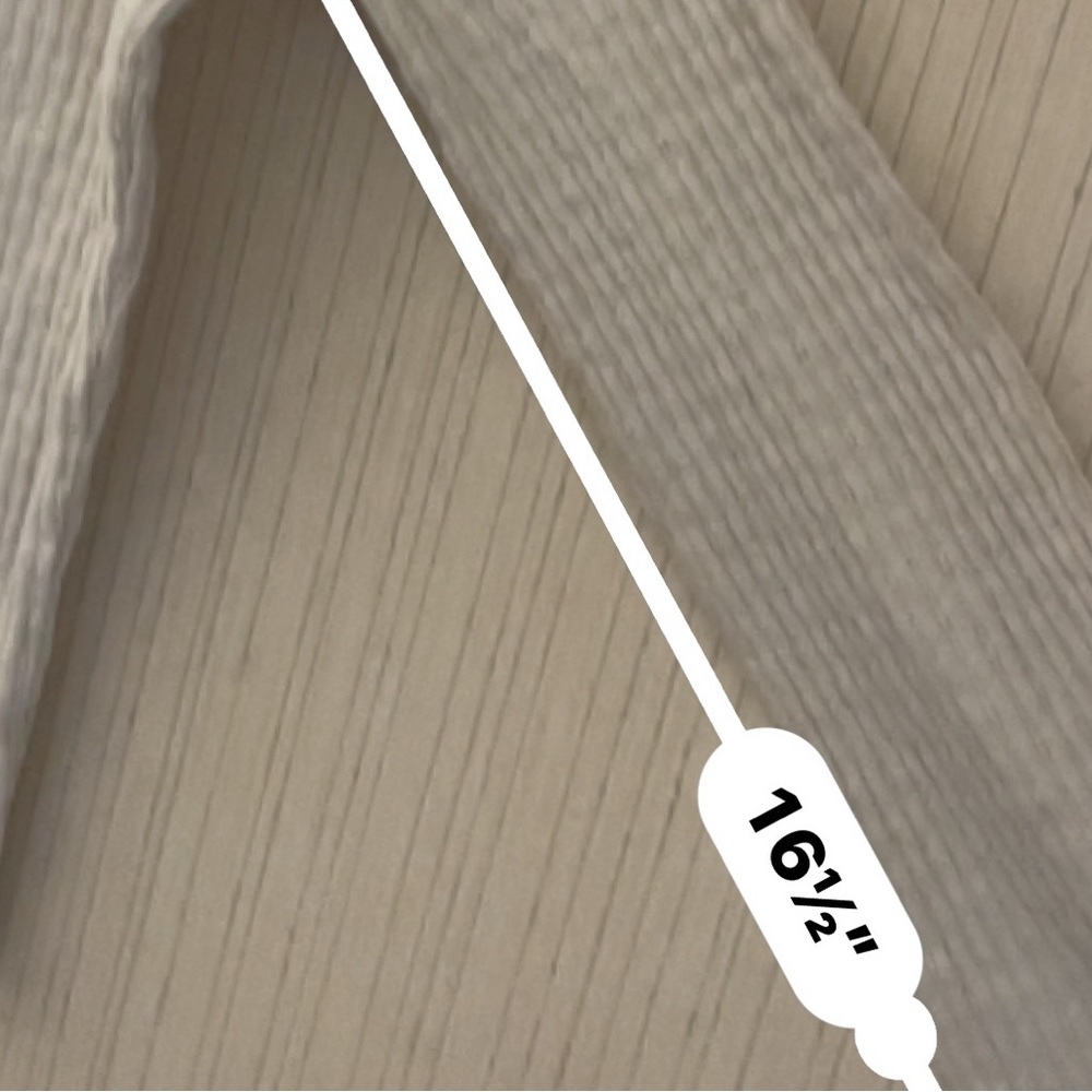Chic Ribbed Button-Down Shirt - Cream - Picture 6 of 6